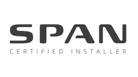 SPAN Certified Installer logo showcasing Wolf River Electric’s expertise in advanced energy panel solutions.