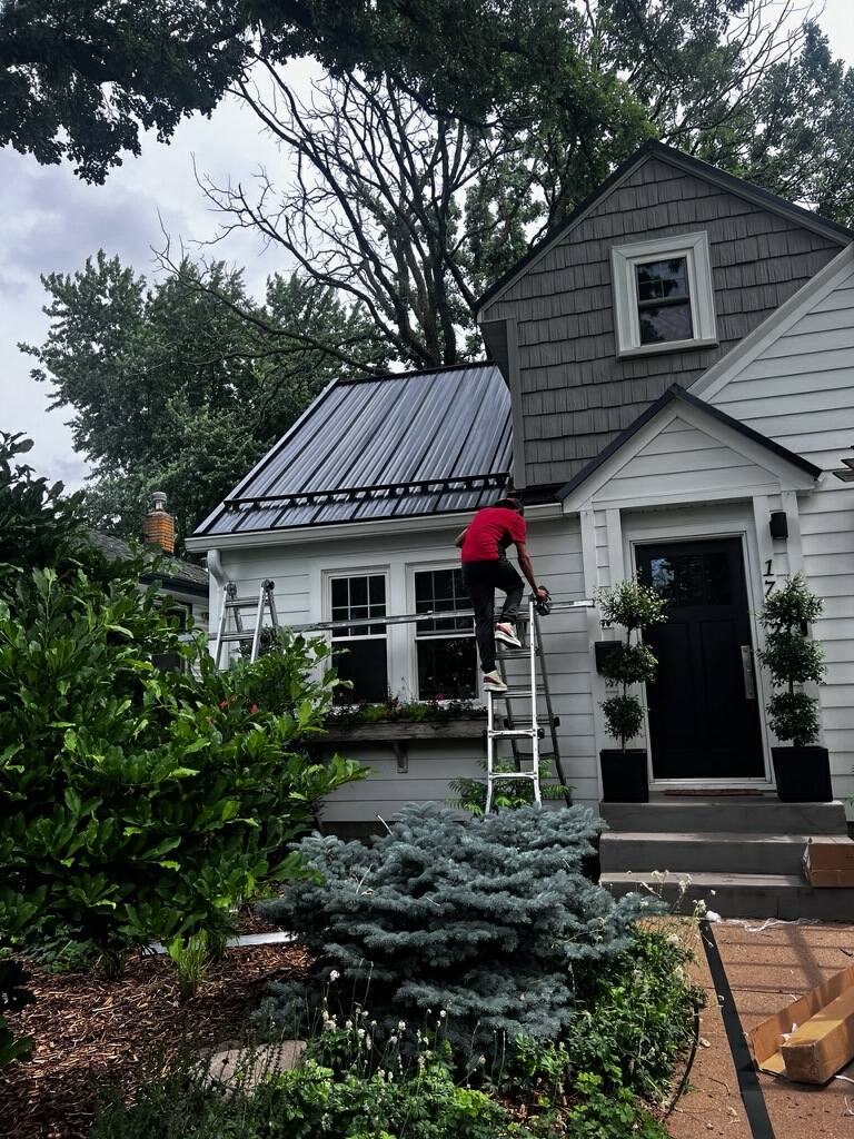 Expert installation of durable metal roofing by Wolf River Construction, ensuring long-lasting protection and enhanced curb appeal for homes.