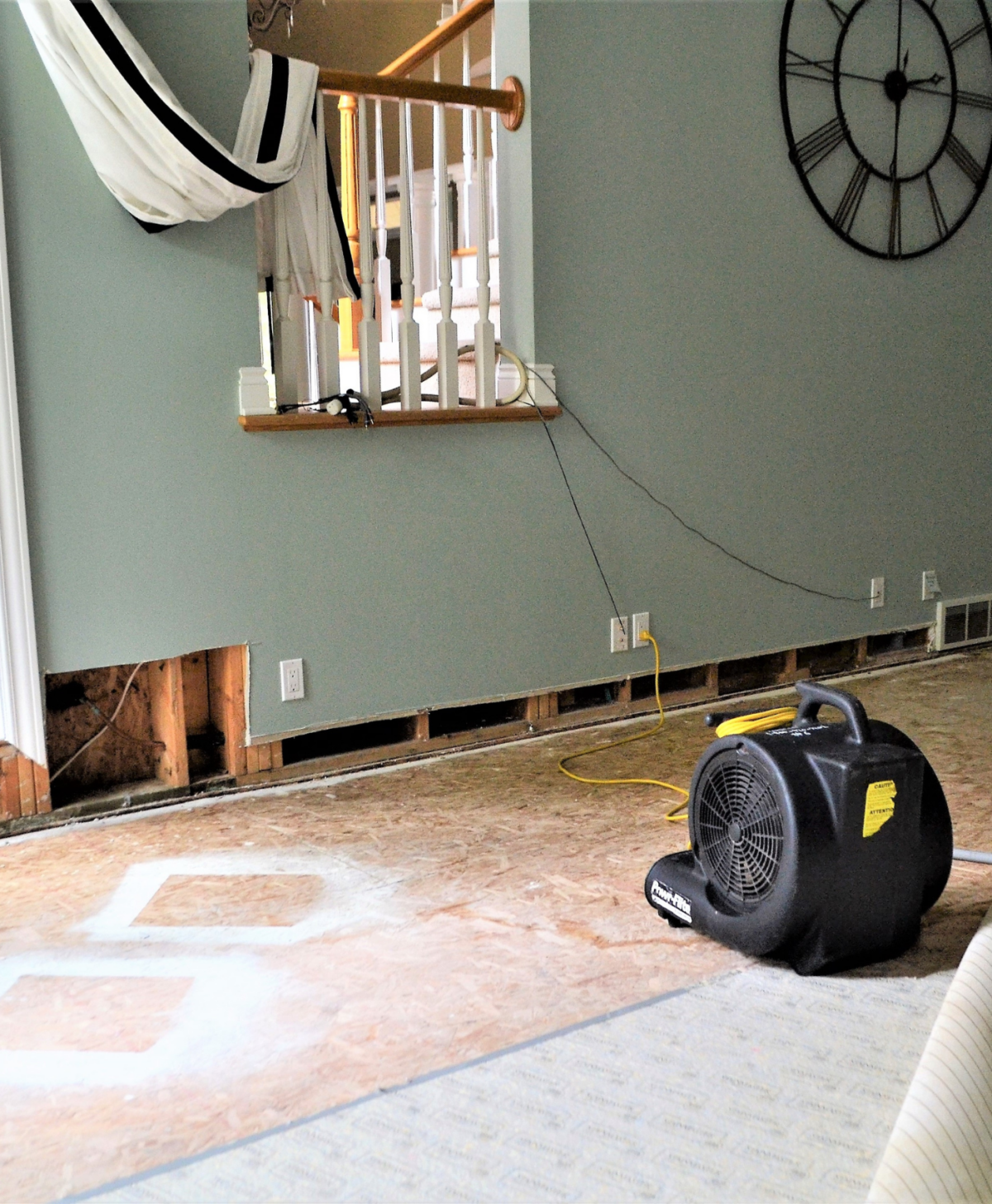 water leak home property damage repair